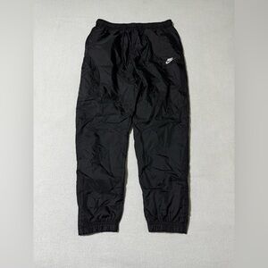 Nike Mens Large Windrunner Track Pants CN8774-010 Black Nylon Mesh Lined